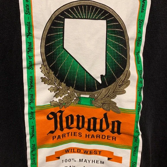 Nevada parties harder tshirt - Picture 3 of 6